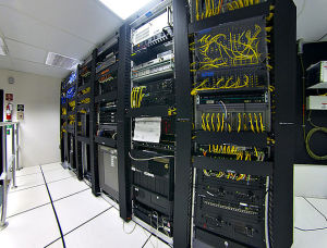 An example of a Telecom Data Centre. Licensed under GFDL 1.2 via Wikimedia Commons.